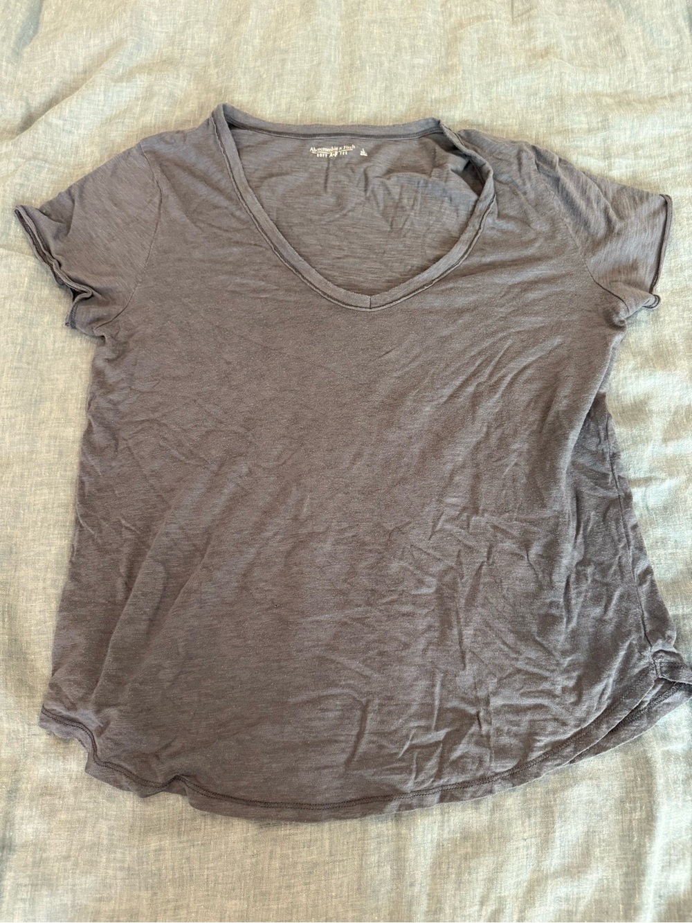 Vintage Soft V-Neck Tee - Slate Gray by Abercrombie & Fitch BUNDLE